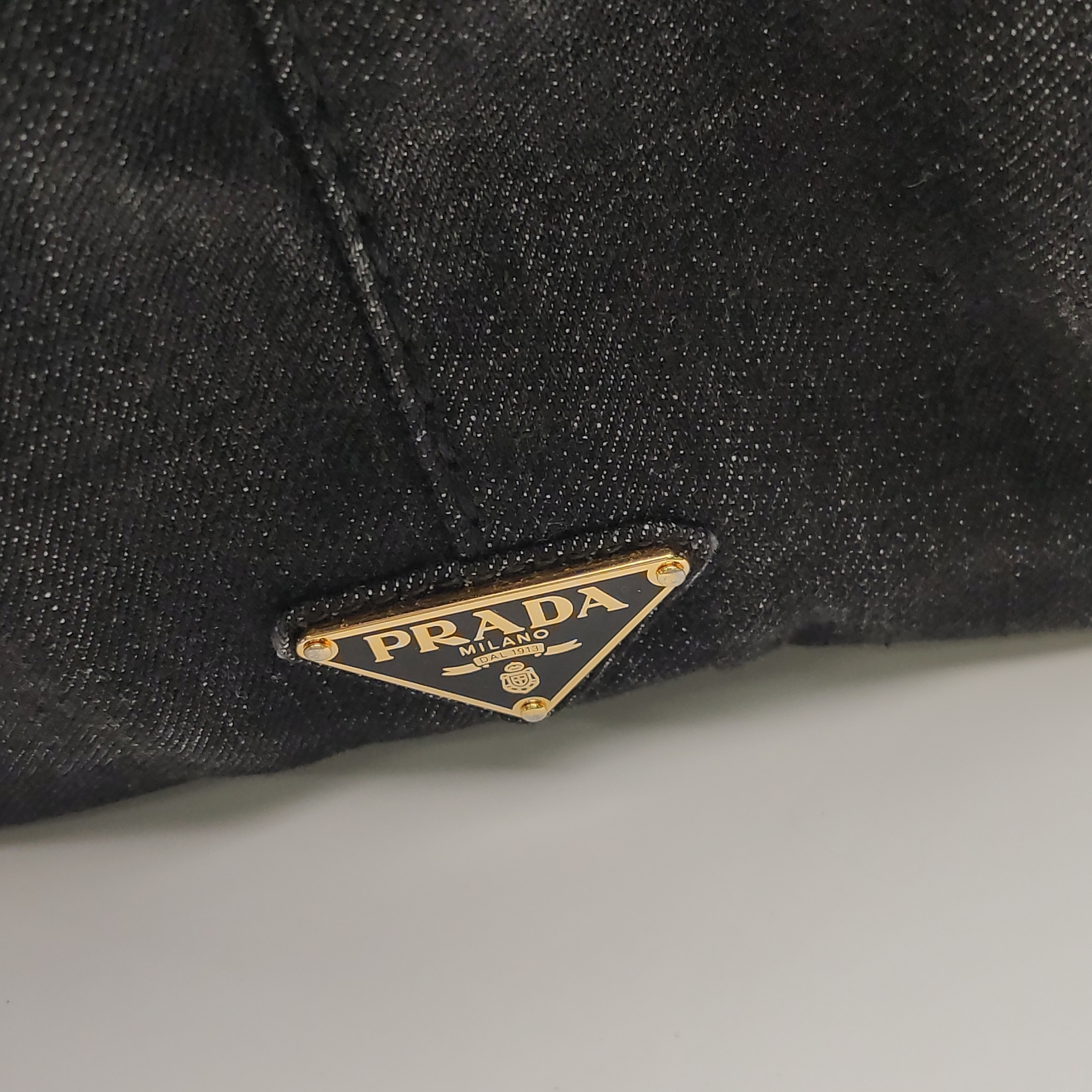 Prada Canapa Convertible Tote Denim Medium — photo 15 of 16