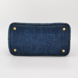 Prada Canapa Convertible Tote Denim Small — thumbnail 6