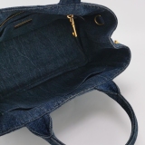 Prada Canapa Convertible Tote Denim Small — thumbnail 7