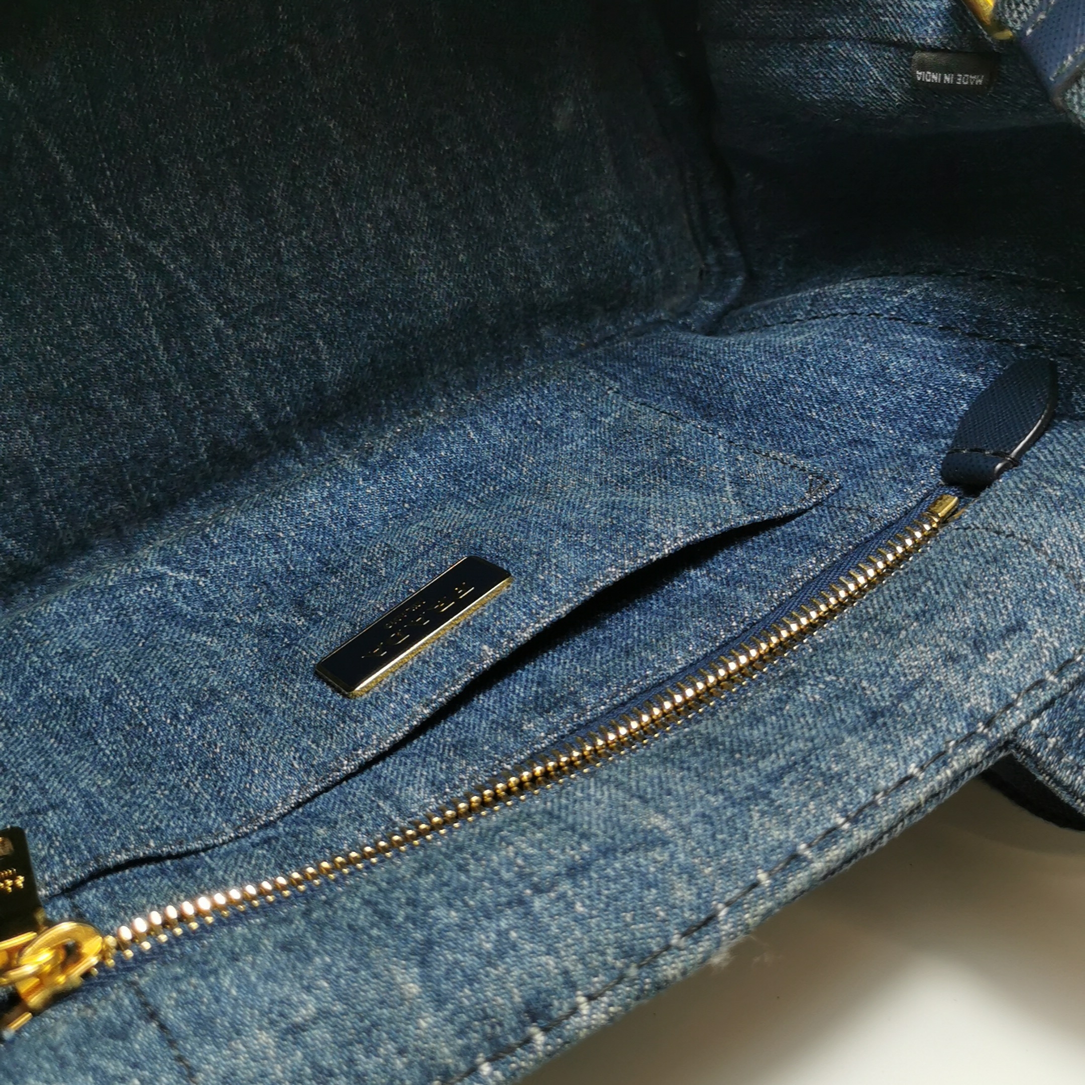 Prada Canapa Convertible Tote Denim Small — photo 8 of 17