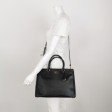 Prada Double Zip Lux Tote Saffiano Leather Large — thumbnail 2