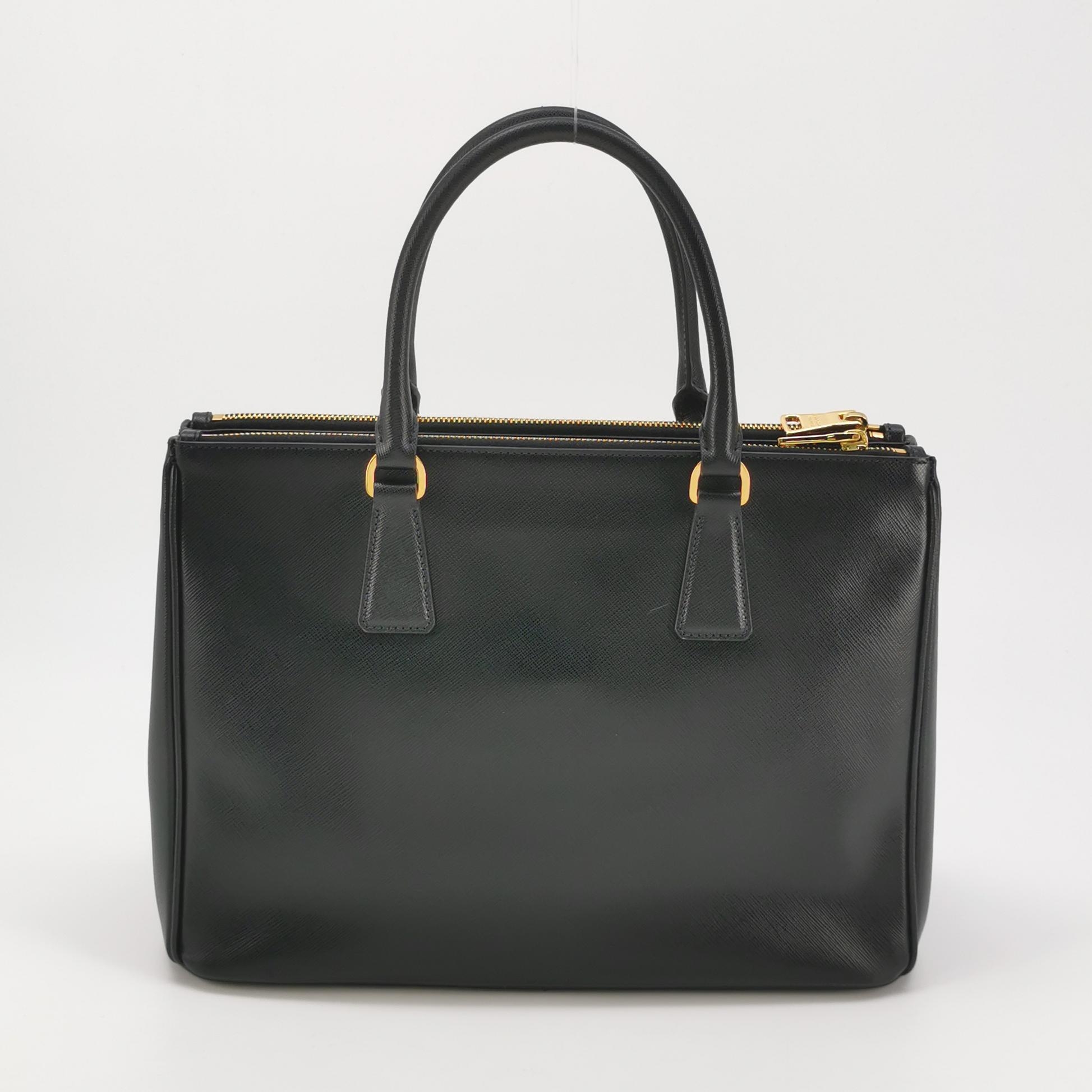 Prada Double Zip Lux Tote Saffiano Leather Large — photo 5 of 17
