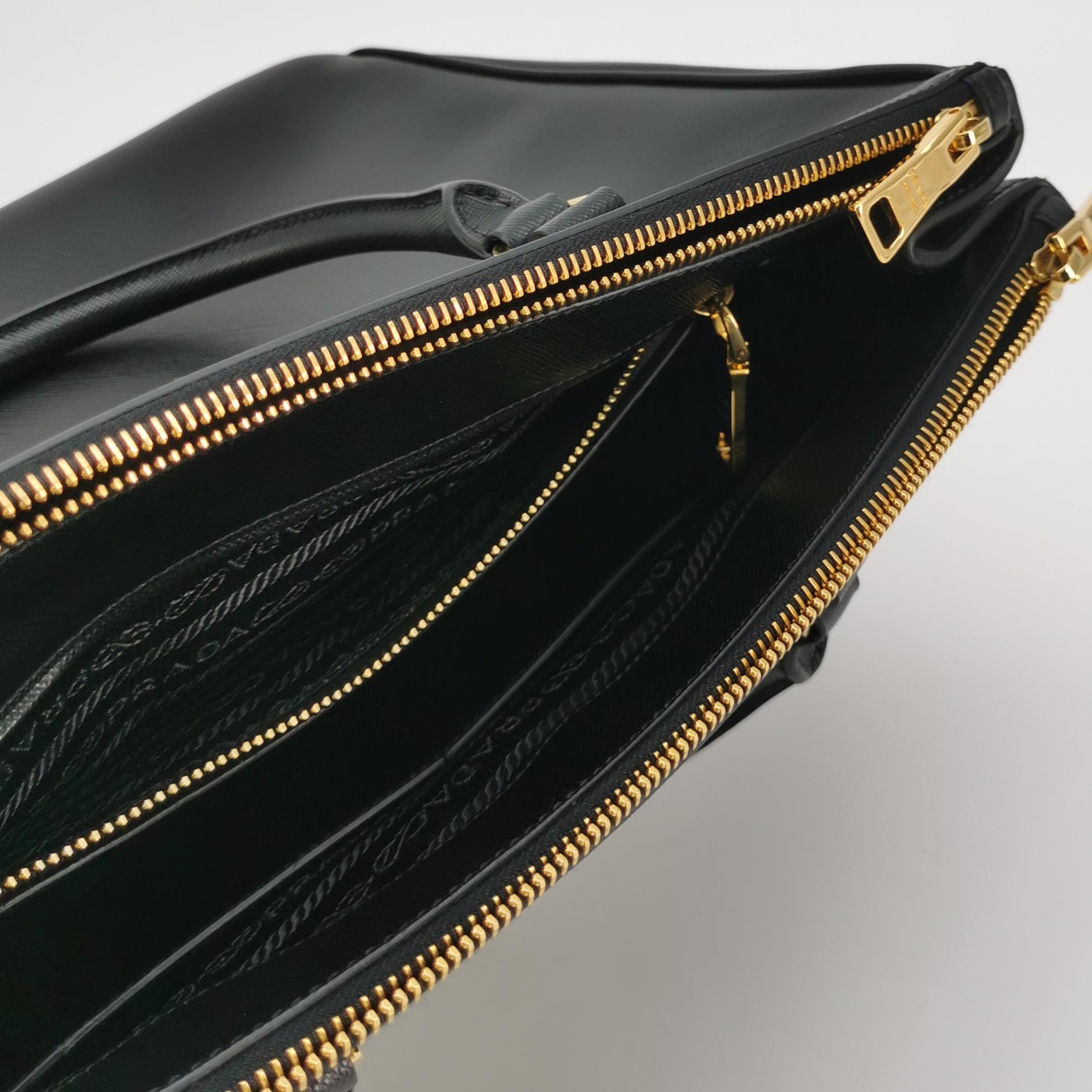 Prada Double Zip Lux Tote Saffiano Leather Large — photo 7 of 17