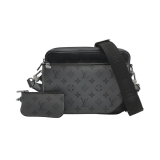 Louis Vuitton(LV) Trio Messenger Bag Reverse Monogram Eclipse Canvas — thumbnail 1