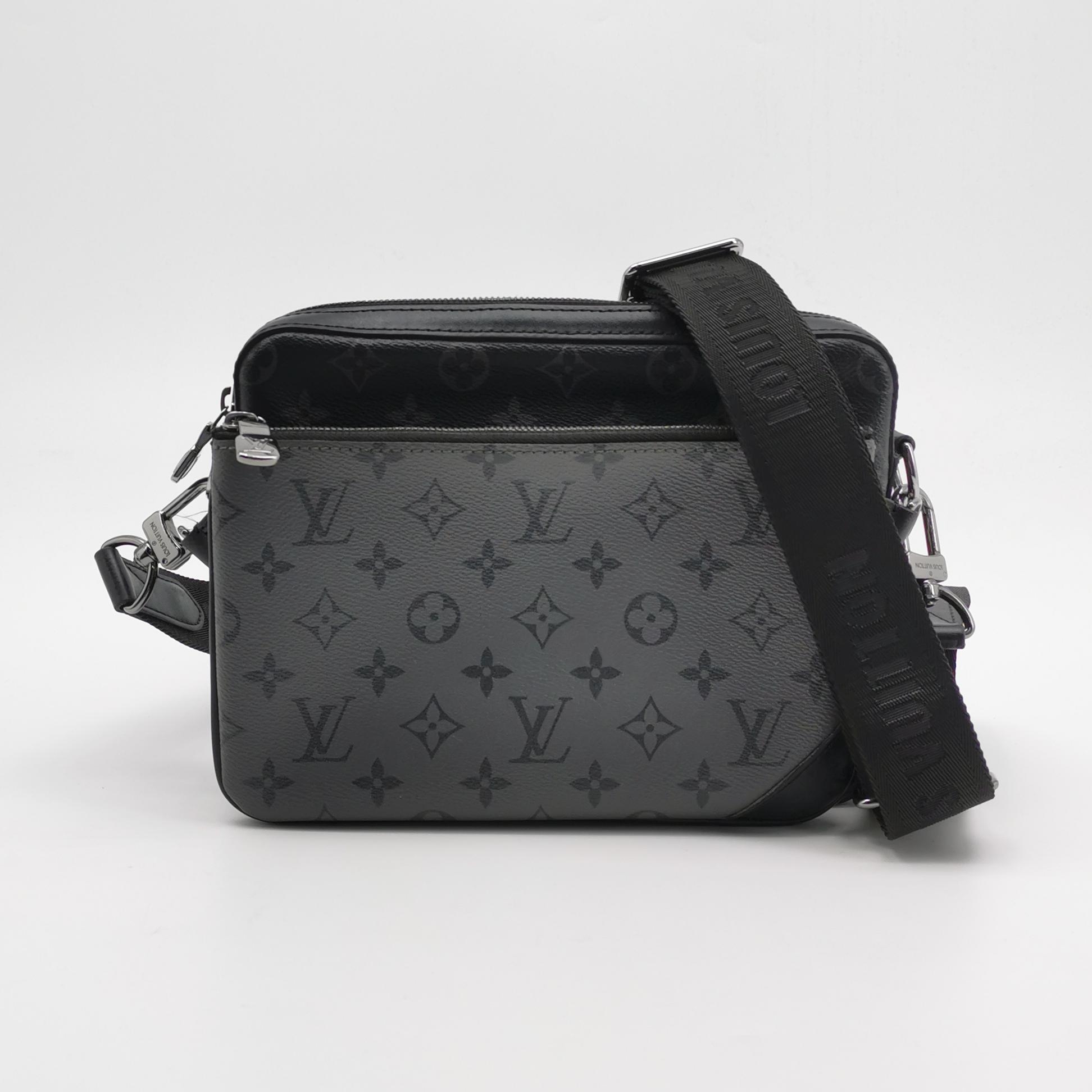 Louis Vuitton(LV) Trio Messenger Bag Reverse Monogram Eclipse Canvas — photo 5 of 15