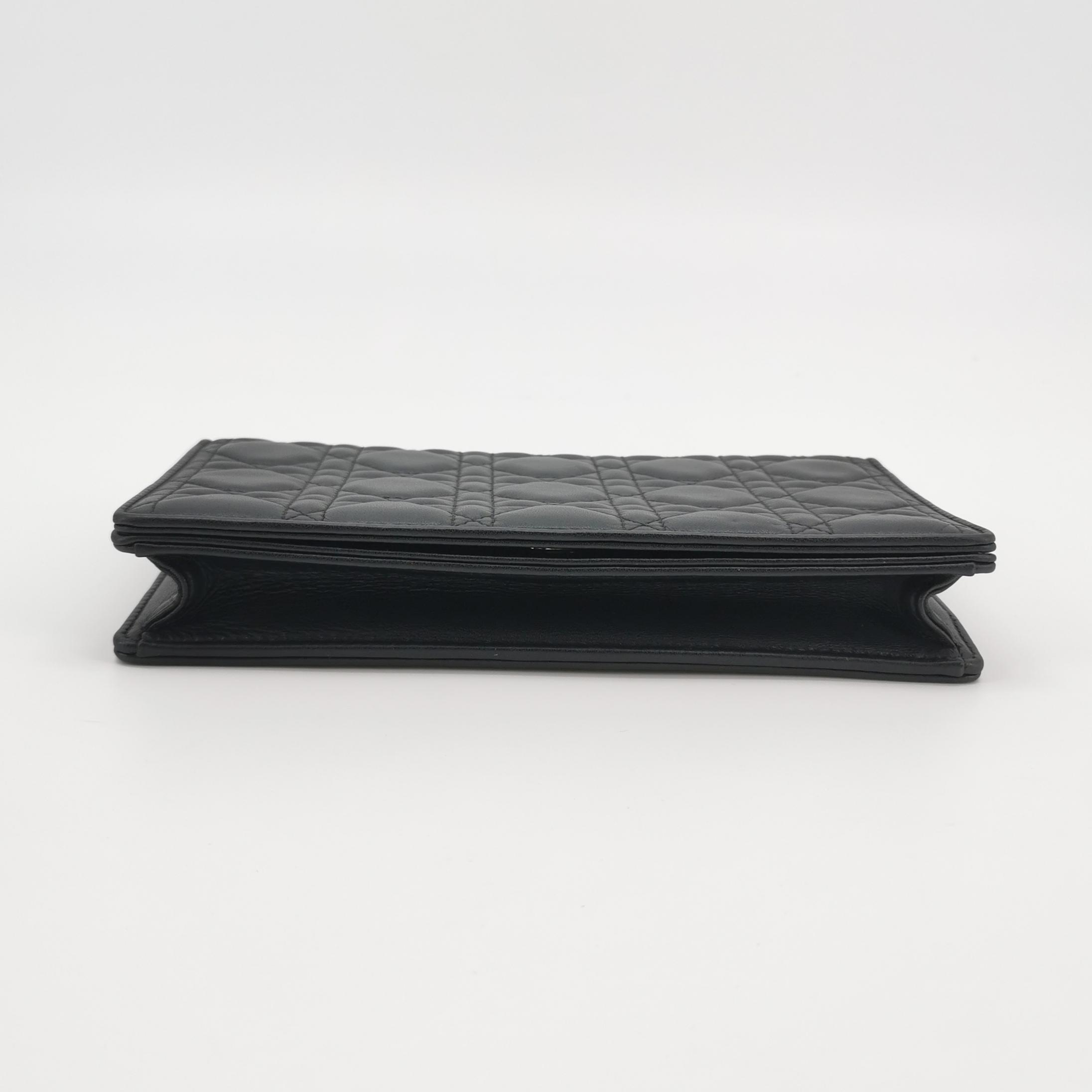 Christian Dior Lady Dior Chain Pouch Cannage Quilt Lambskin — photo 7 of 12