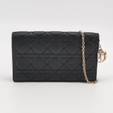 Christian Dior Lady Dior Chain Pouch Cannage Quilt Lambskin — thumbnail 5