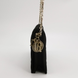 Christian Dior Lady Dior Chain Pouch Cannage Quilt Satin — thumbnail 3