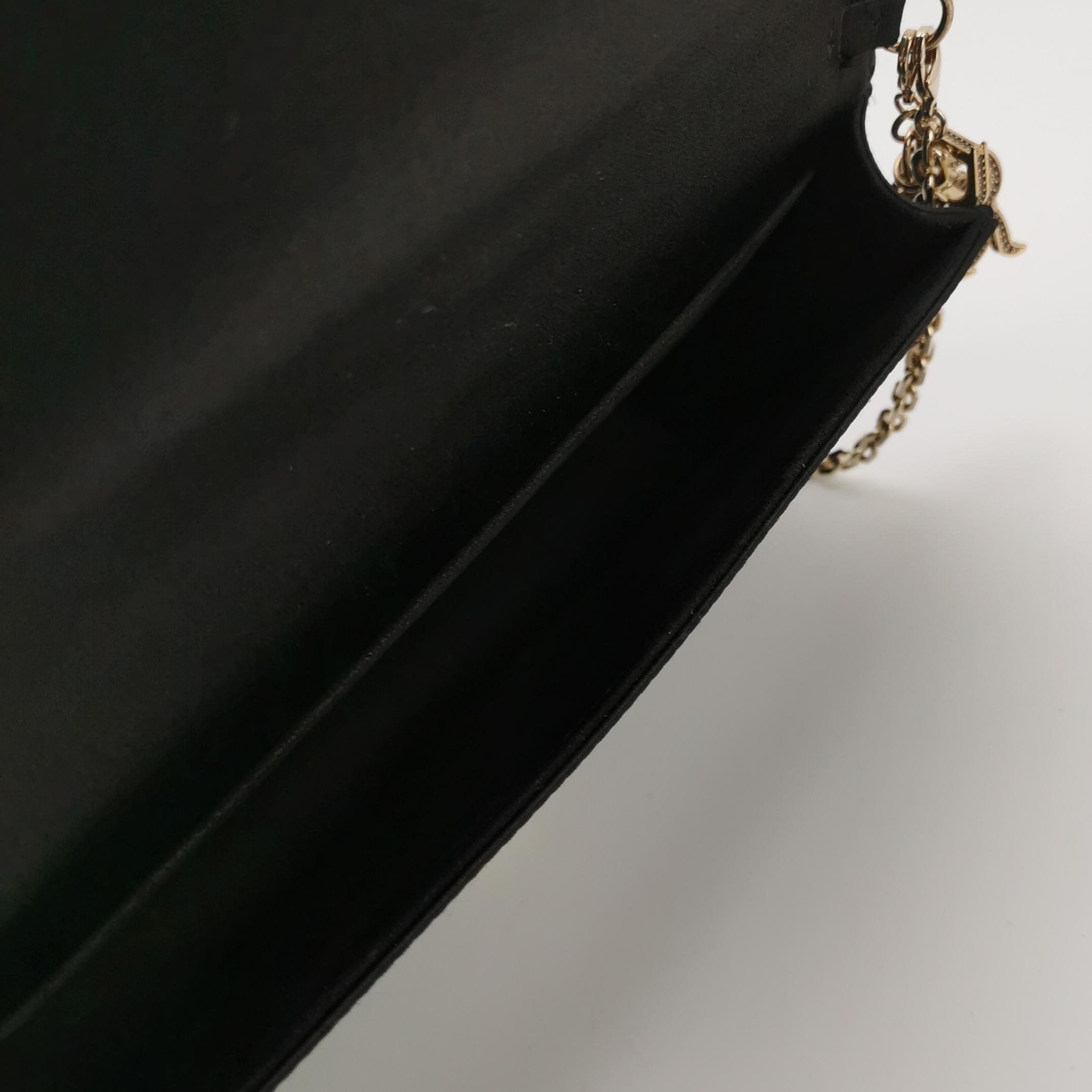 Christian Dior Lady Dior Chain Pouch Cannage Quilt Satin — photo 8 of 11