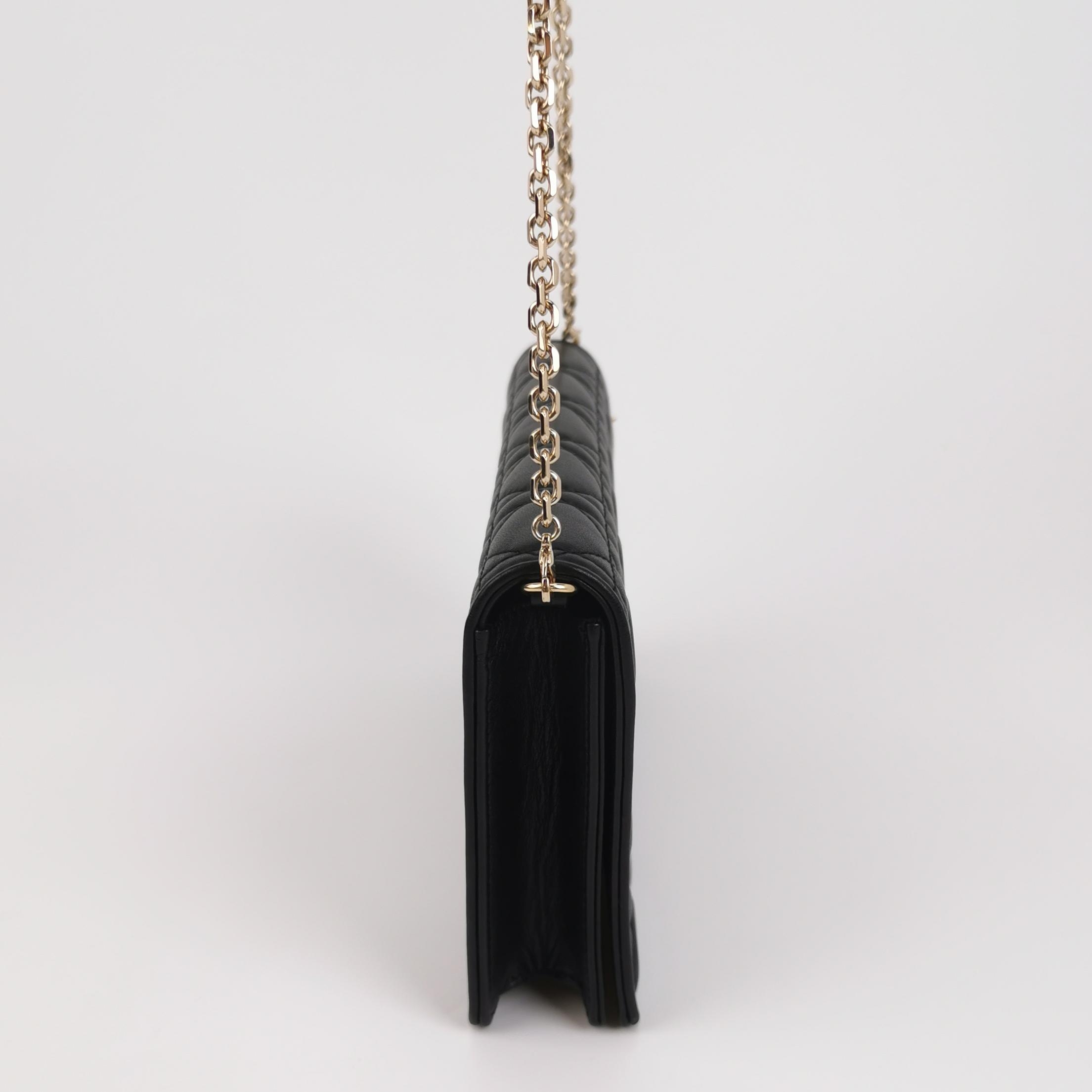 Christian Dior Lady Dior Chain Pouch Cannage Quilt Lambskin — photo 4 of 10