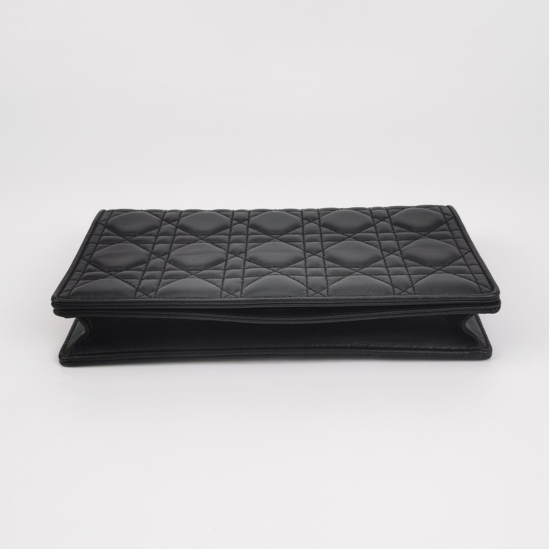 Christian Dior Lady Dior Chain Pouch Cannage Quilt Lambskin — photo 7 of 10