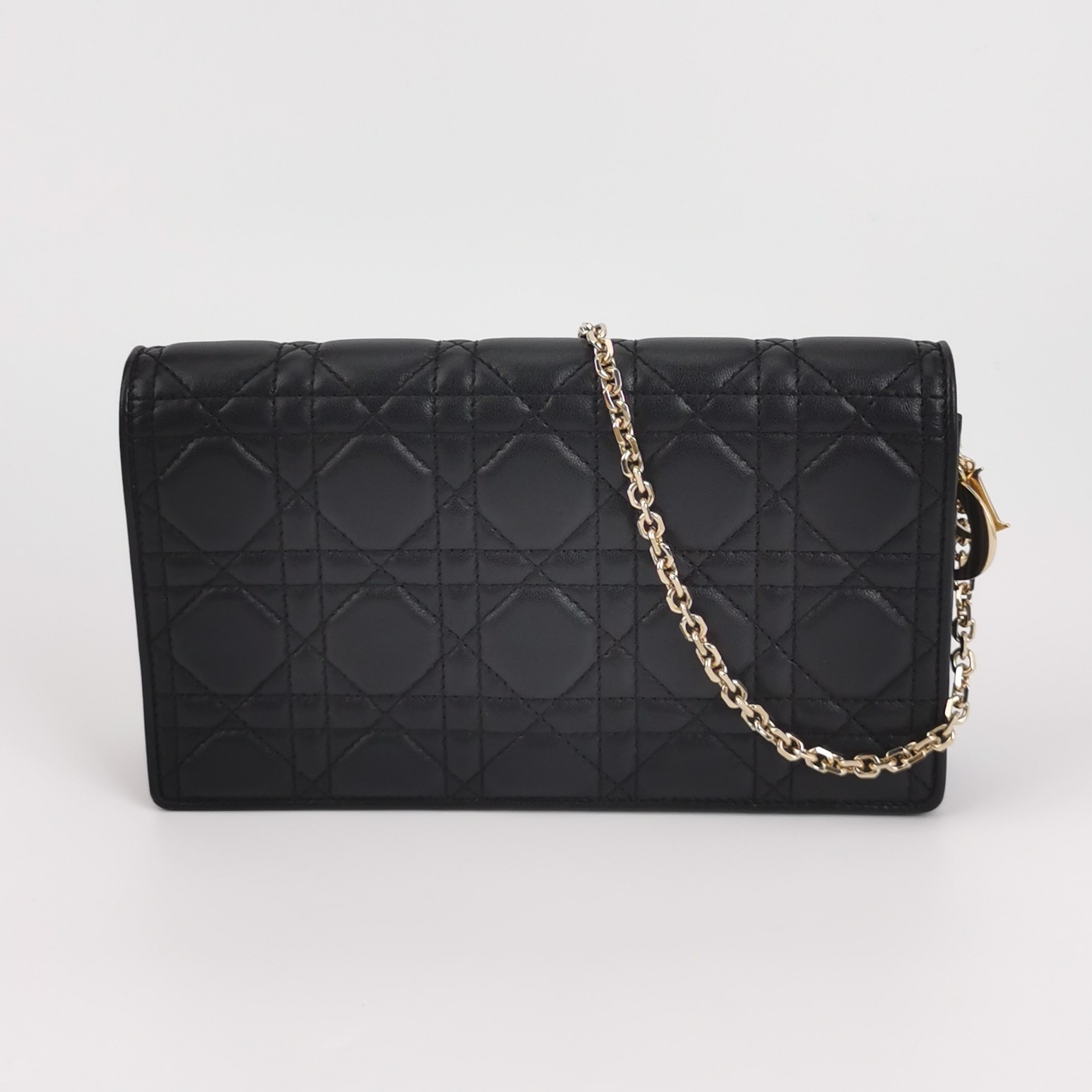 Christian Dior Lady Dior Chain Pouch Cannage Quilt Lambskin — photo 5 of 10