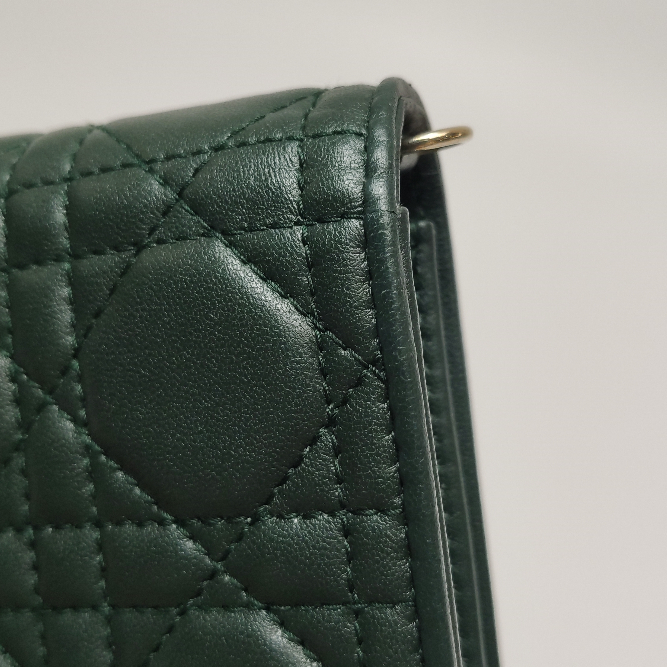 Christian Dior Lady Dior Chain Pouch Cannage Quilt Lambskin — photo 12 of 15