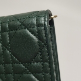 Christian Dior Lady Dior Chain Pouch Cannage Quilt Lambskin — thumbnail 12