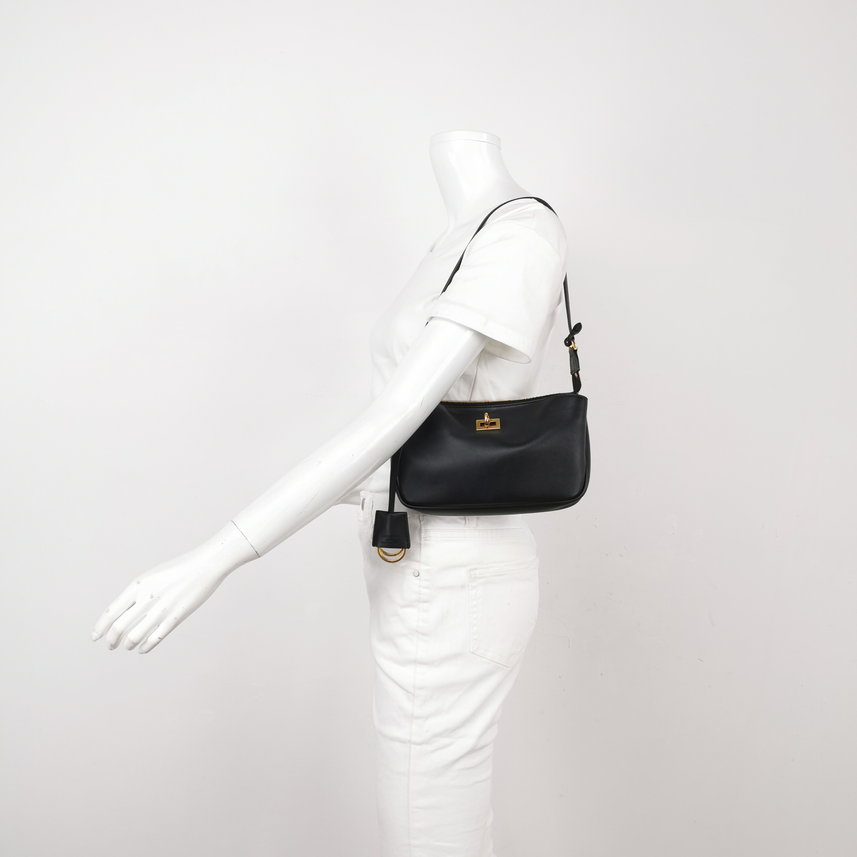 Balenciaga Rodeo Sling Pochette Shoulder Bag Leather — alternate view