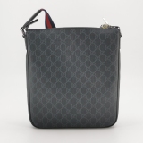 Gucci Web Strap Front Zip Messenger Bag GG Coated Canvas Small — thumbnail 5