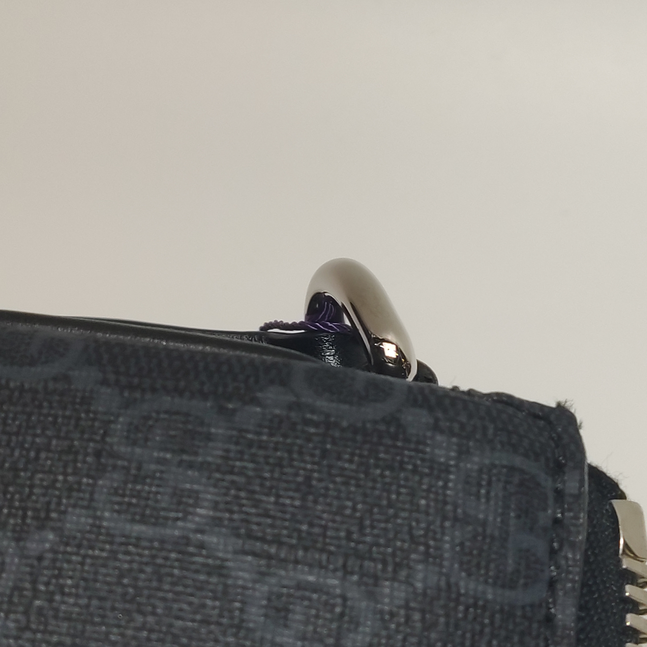 Gucci Web Strap Front Zip Messenger Bag GG Coated Canvas Small — photo 13 of 13