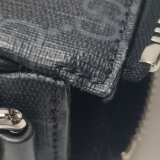 Gucci Web Strap Front Zip Messenger Bag GG Coated Canvas Small — thumbnail 11