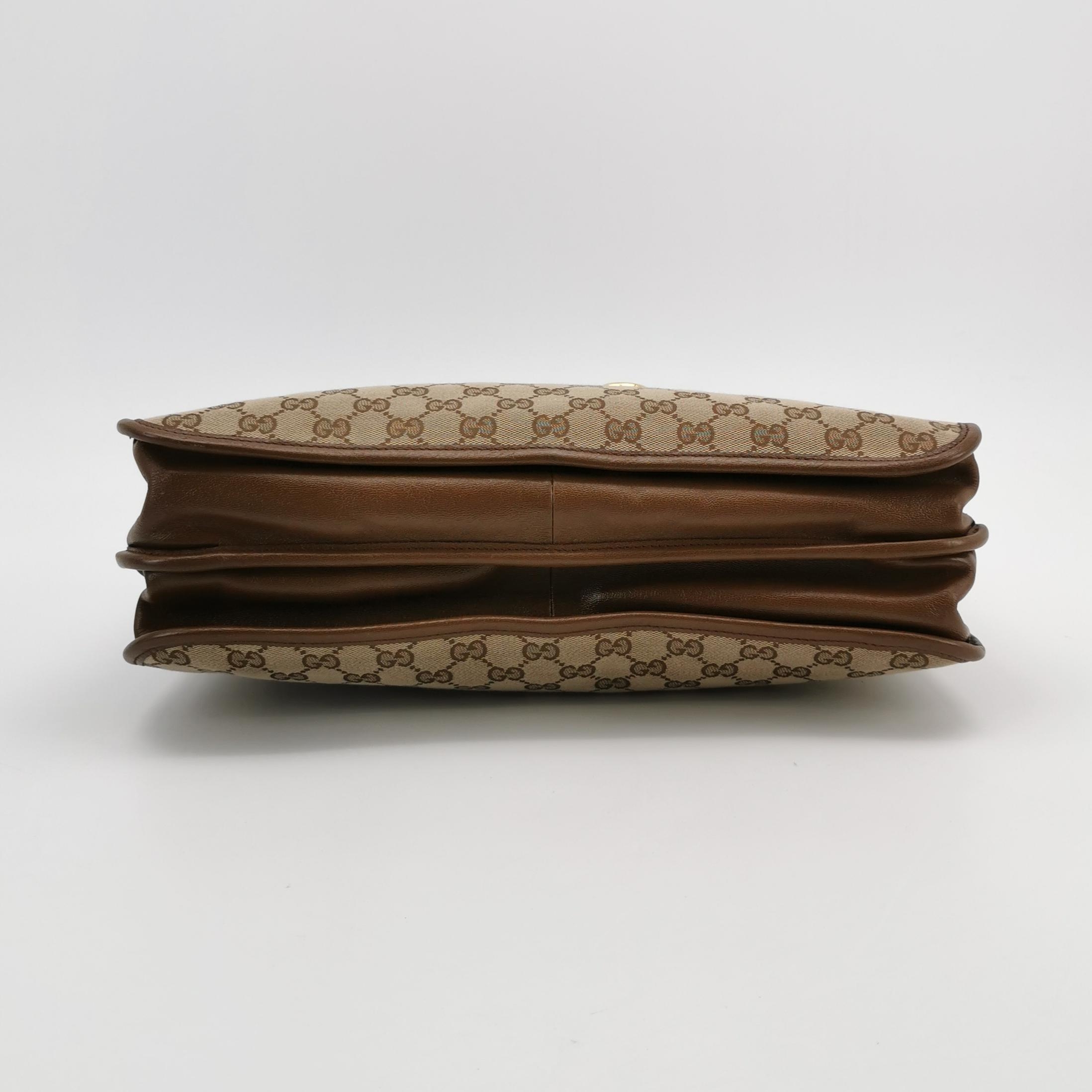 Gucci Horsebit 1955 Chain Tote GG Canvas with Leather Medium — photo 6 of 16
