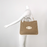 Gucci Horsebit 1955 Chain Tote GG Canvas with Leather Large — thumbnail 2