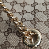 Gucci Horsebit 1955 Chain Tote GG Canvas with Leather Large — thumbnail 11