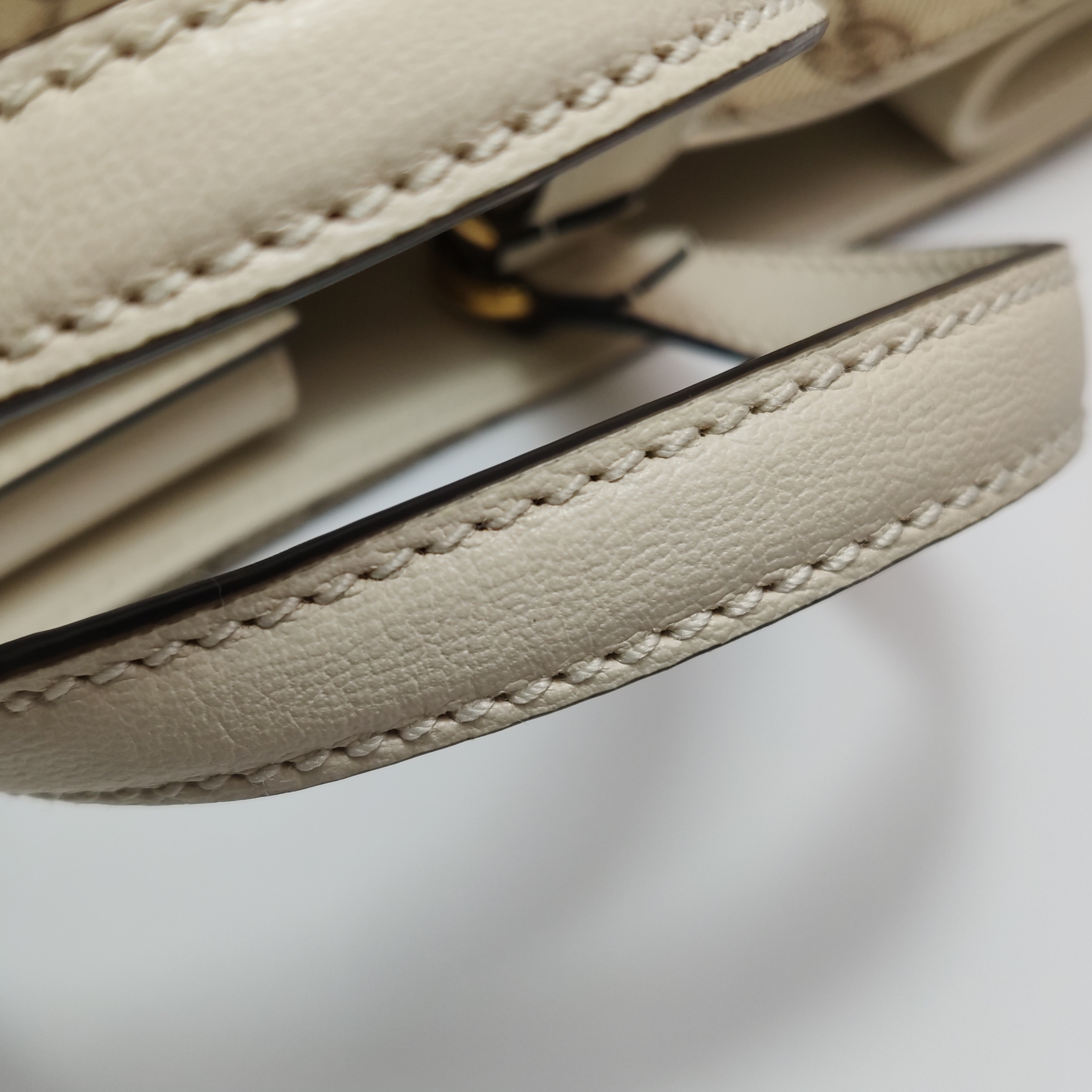 Gucci Horsebit 1955 Chain Tote GG Canvas with Leather Large — photo 14 of 15