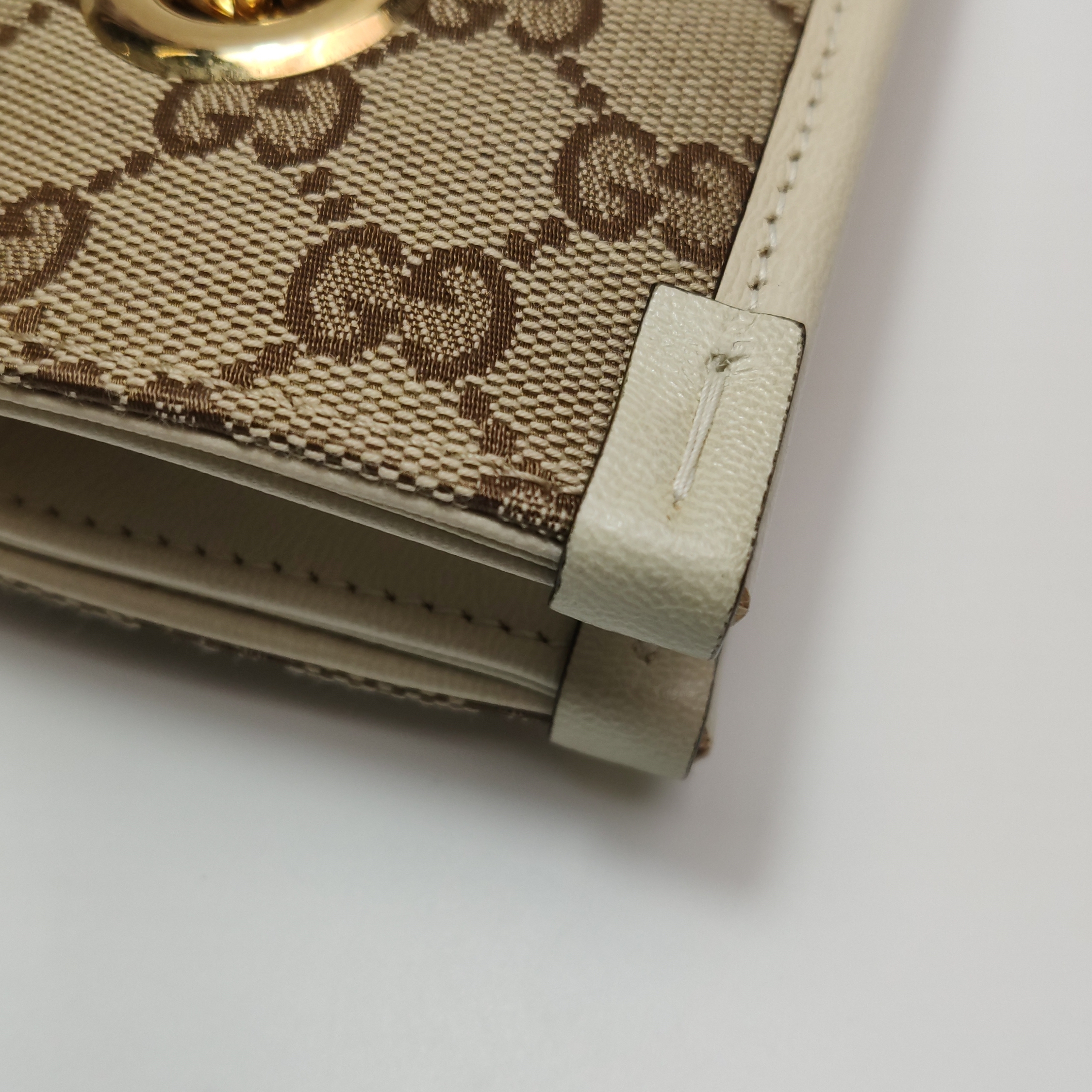 Gucci Horsebit 1955 Chain Tote GG Canvas with Leather Large — photo 13 of 15