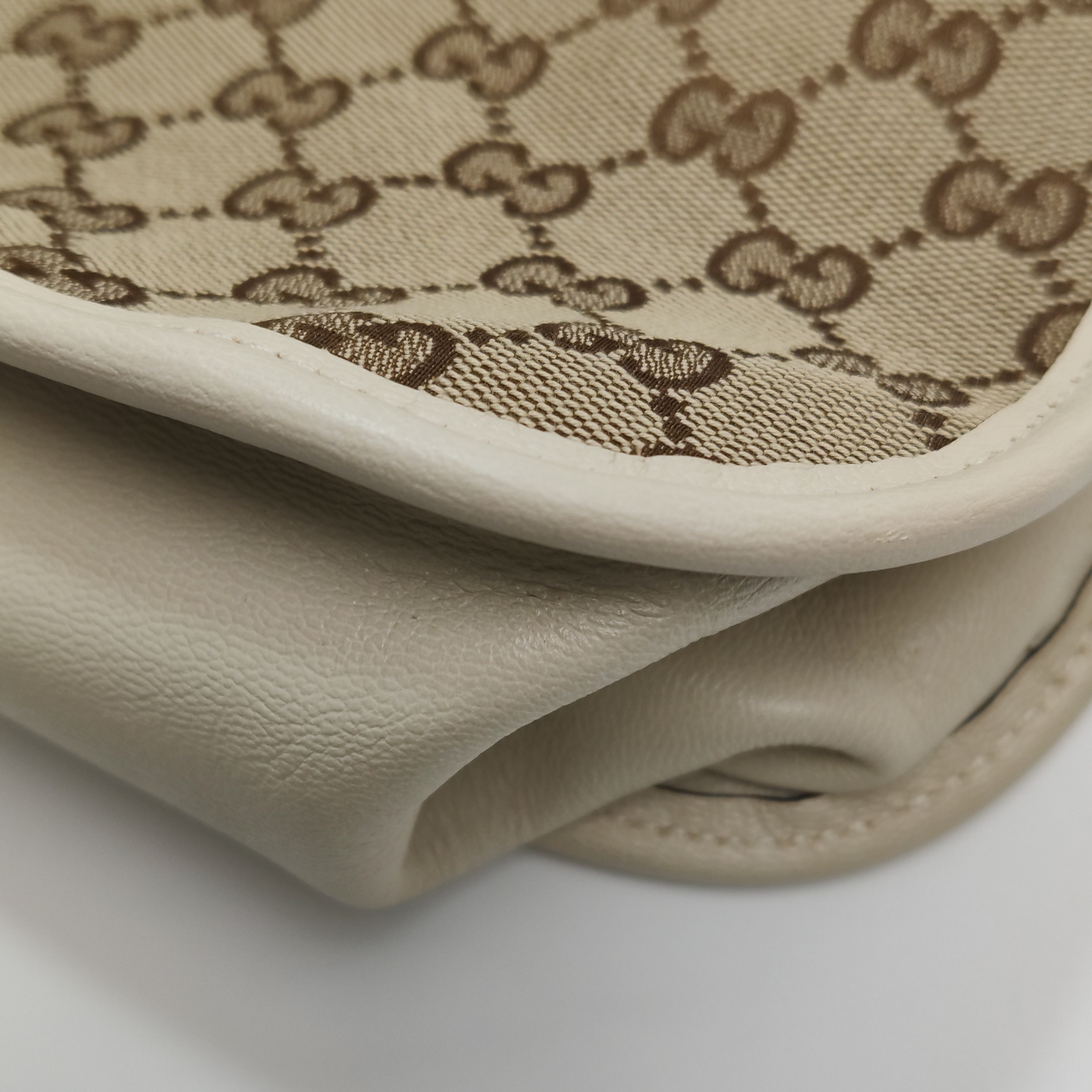 Gucci Horsebit 1955 Chain Tote GG Canvas with Leather Large — photo 10 of 15