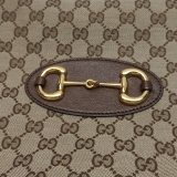 Gucci Horsebit 1955 Chain Tote GG Canvas with Leather Medium — thumbnail 10