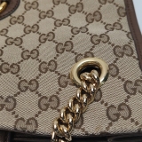 Gucci Horsebit 1955 Chain Tote GG Canvas with Leather Medium — thumbnail 11