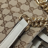 Gucci Horsebit 1955 Chain Tote GG Canvas with Leather Medium — thumbnail 10