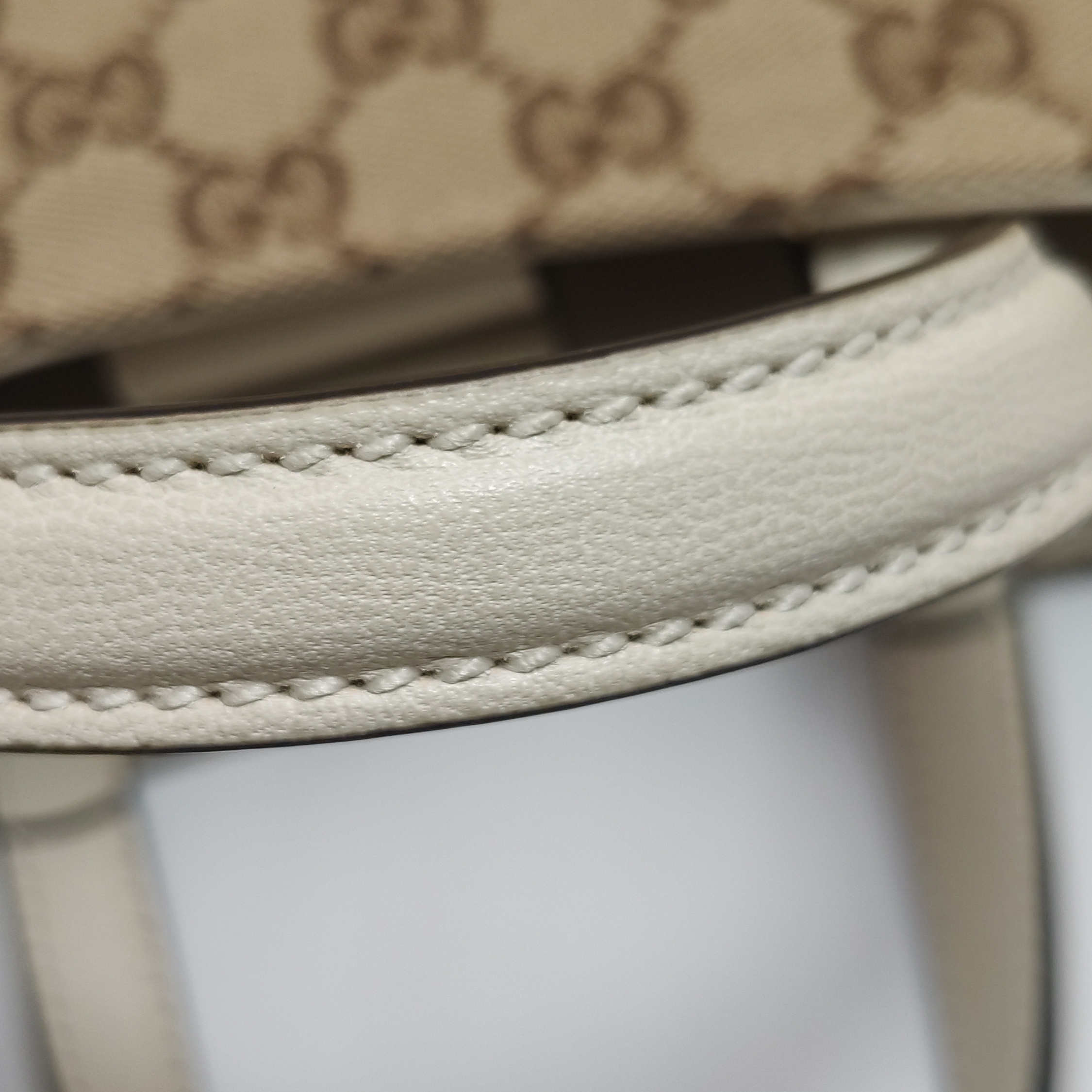 Gucci Horsebit 1955 Chain Tote GG Canvas with Leather Medium — photo 15 of 15