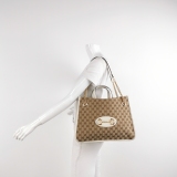 Gucci Horsebit 1955 Chain Tote GG Canvas with Leather Medium — thumbnail 2