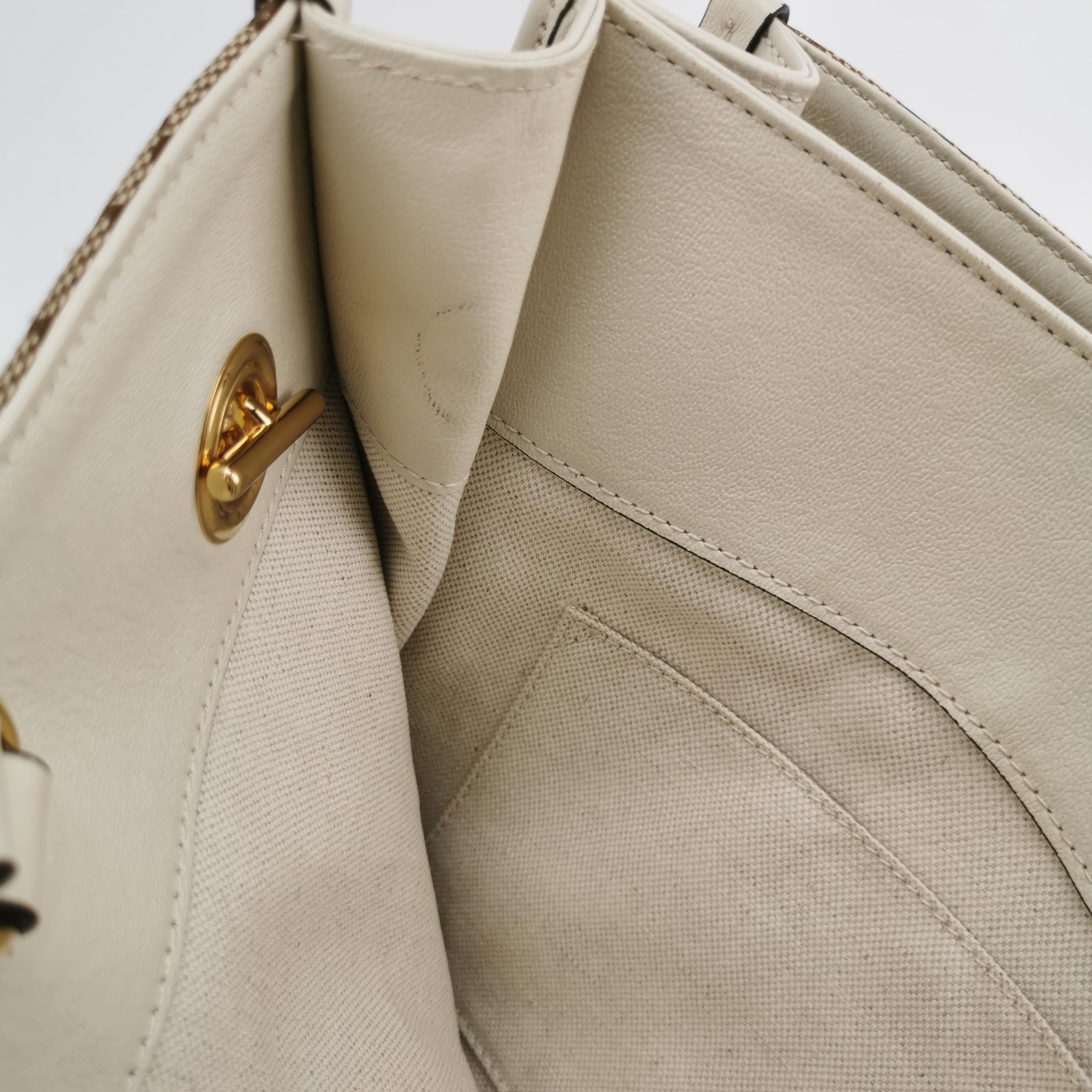 Gucci Horsebit 1955 Chain Tote GG Canvas with Leather Medium — photo 7 of 10