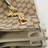 Gucci Horsebit 1955 Chain Tote GG Canvas with Leather Medium — thumbnail 10