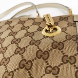 Gucci Horsebit 1955 Chain Tote GG Canvas with Leather Medium — thumbnail 8