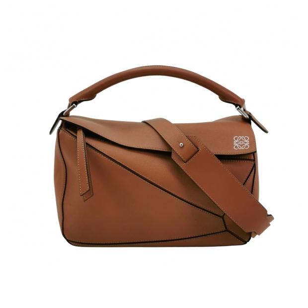 Loewe Puzzle Bag Leather Medium — pre-owned, Vierlot