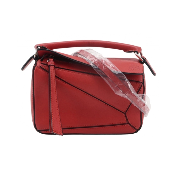 Loewe Puzzle Bag Leather Mini — pre-owned, Vierlot