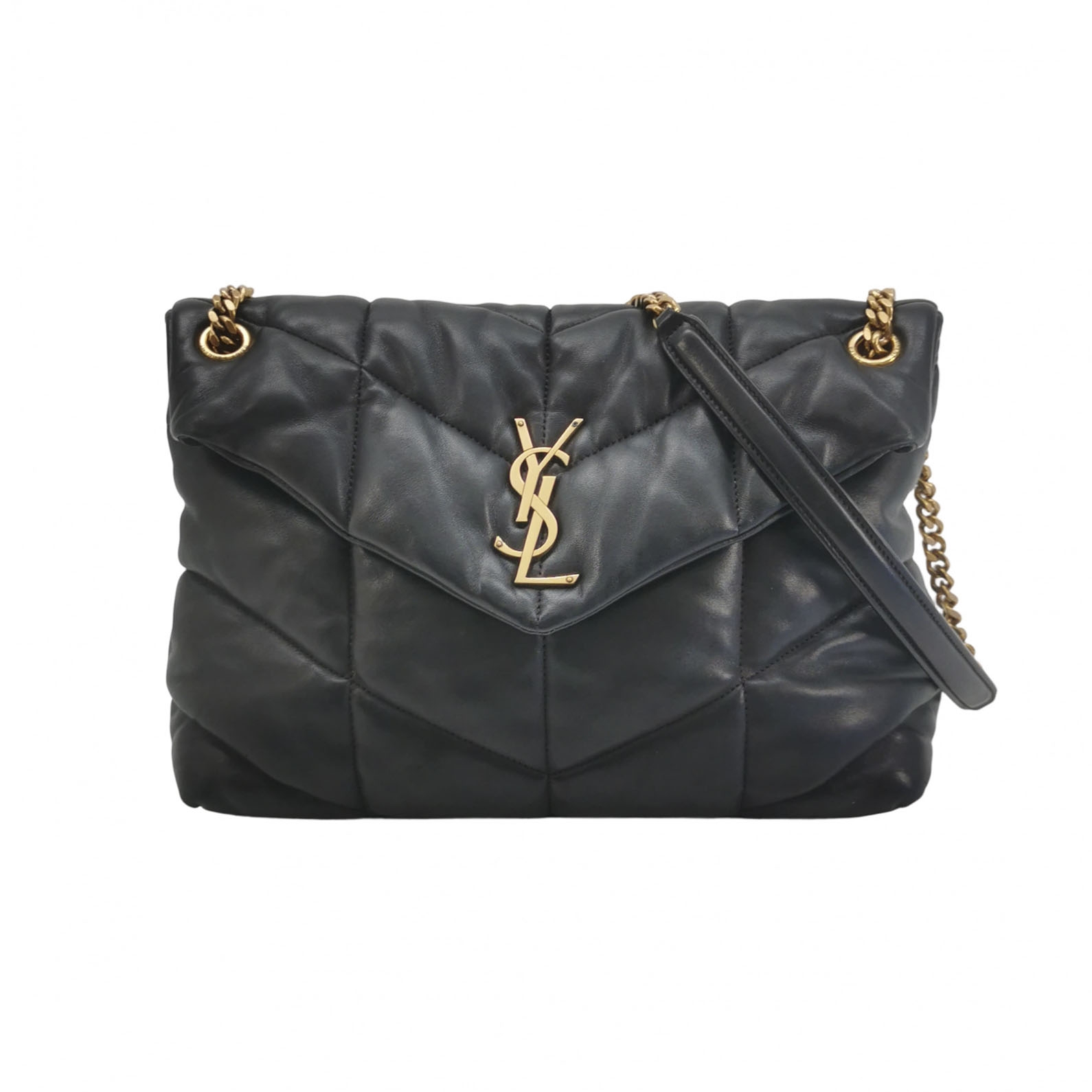 Saint Laurent(YSL) Loulou Puffer Shoulder Bag Quilted Leather Medium — photo 1 of 18