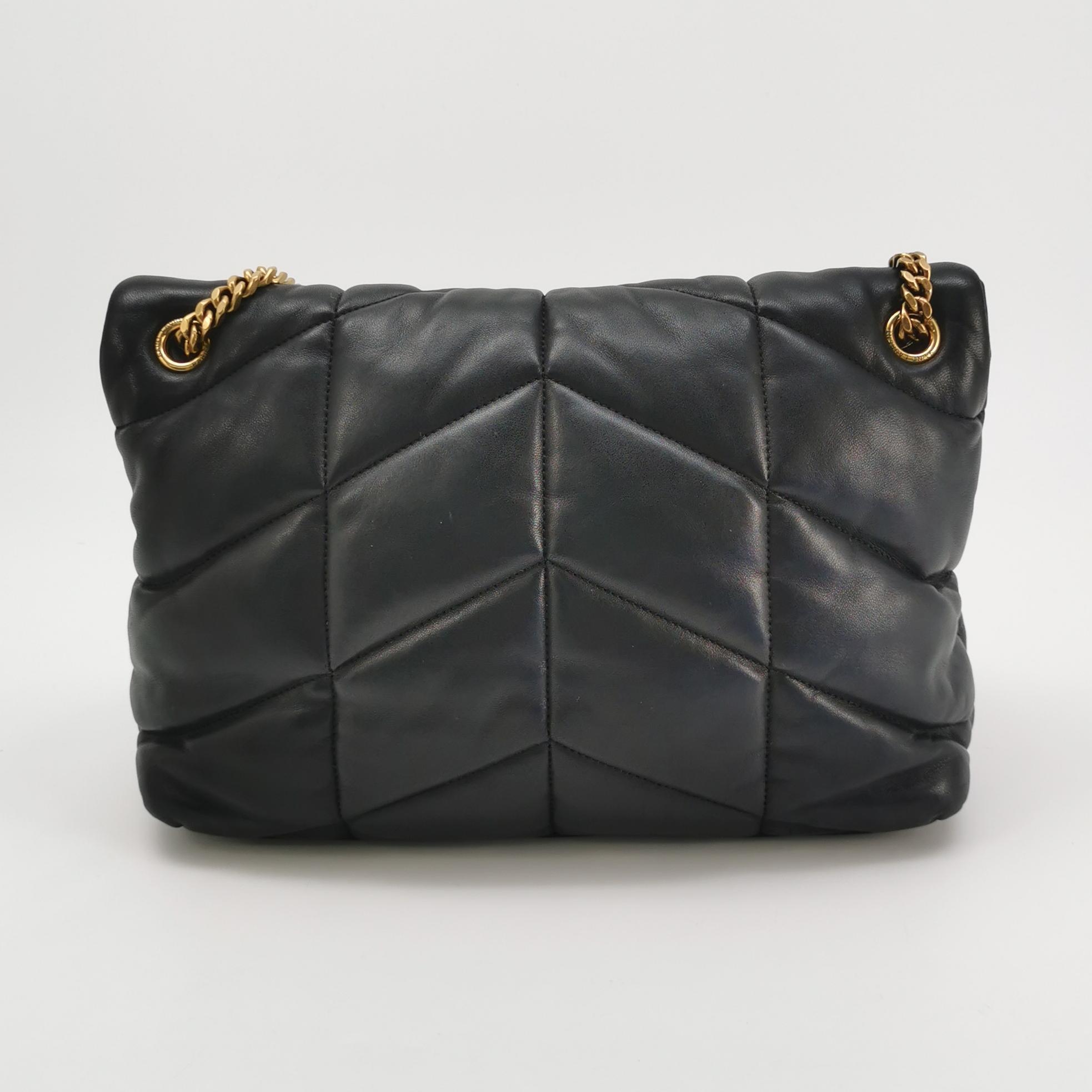 Saint Laurent(YSL) Loulou Puffer Shoulder Bag Quilted Leather Medium — photo 5 of 18