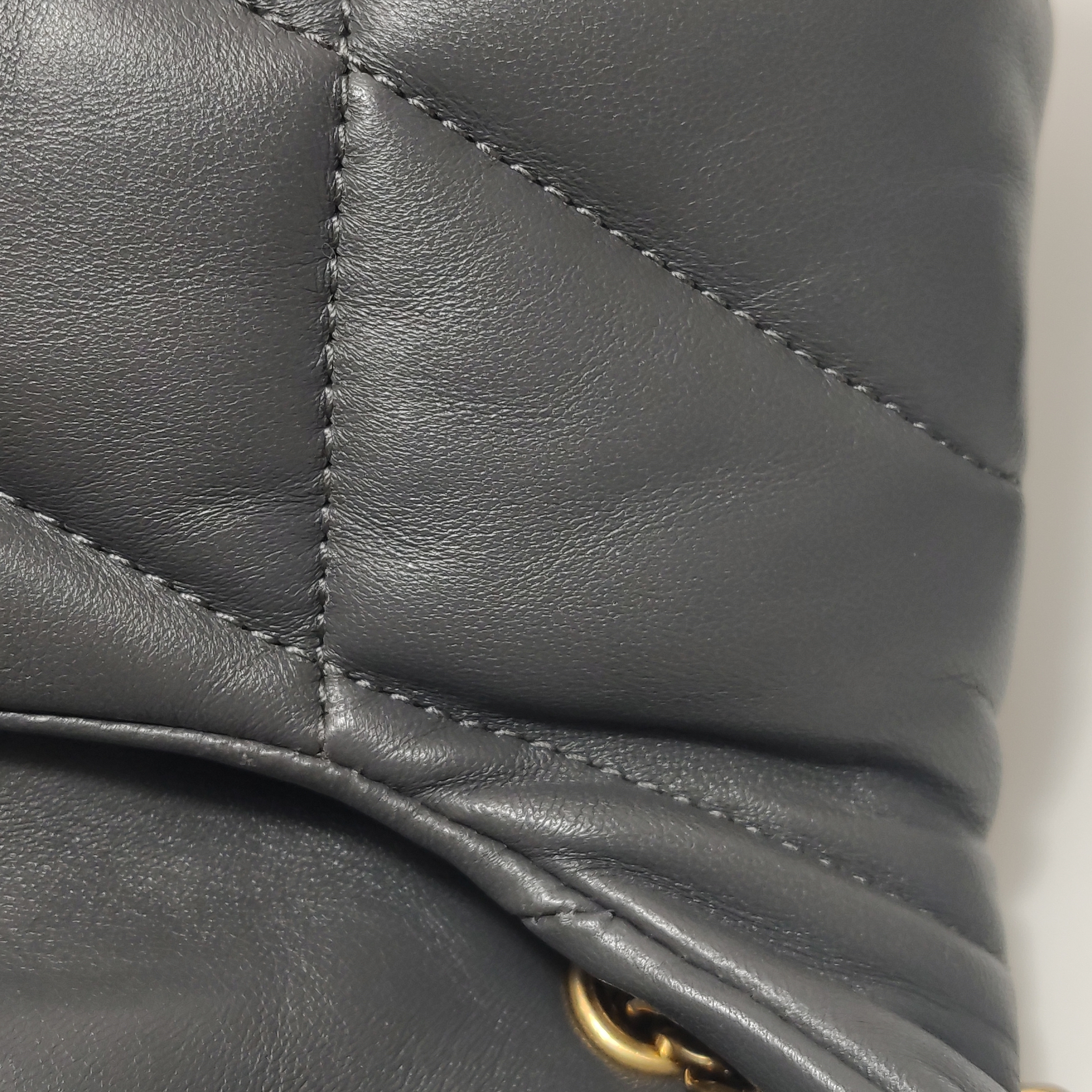 Saint Laurent(YSL) Loulou Puffer Shoulder Bag Quilted Leather Mini — photo 10 of 17