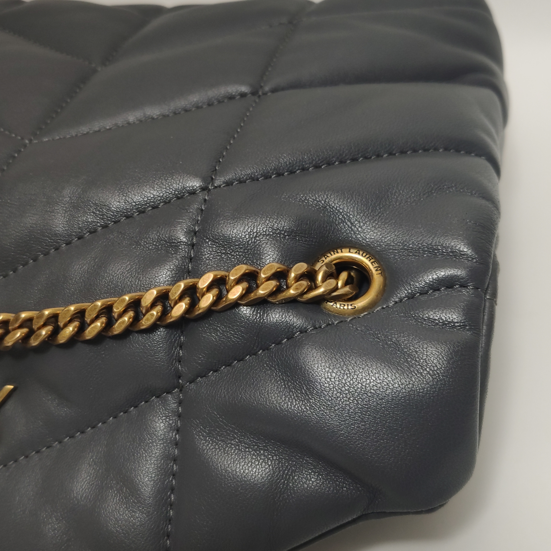 Saint Laurent(YSL) Loulou Puffer Shoulder Bag Quilted Leather Mini — photo 17 of 17