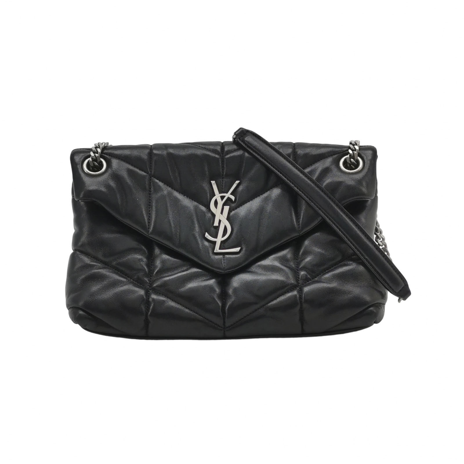 Saint Laurent(YSL) Loulou Puffer Shoulder Bag Quilted Leather Small — photo 1 of 20