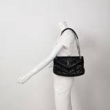 Saint Laurent(YSL) Loulou Puffer Shoulder Bag Quilted Leather Small — thumbnail 2