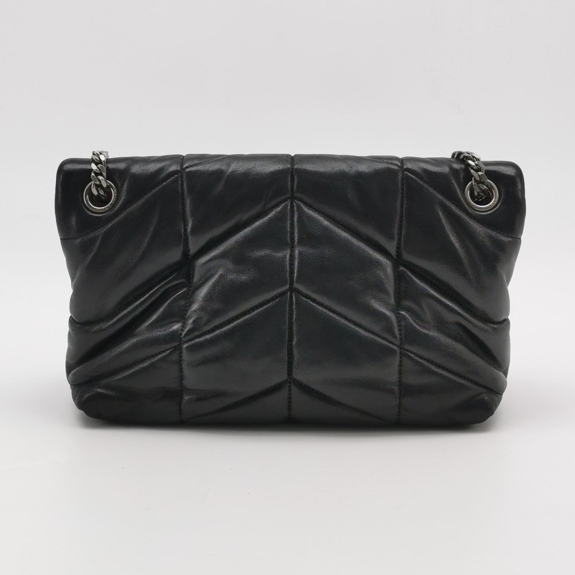 Saint Laurent(YSL) Loulou Puffer Shoulder Bag Quilted Leather Small — photo 5 of 20