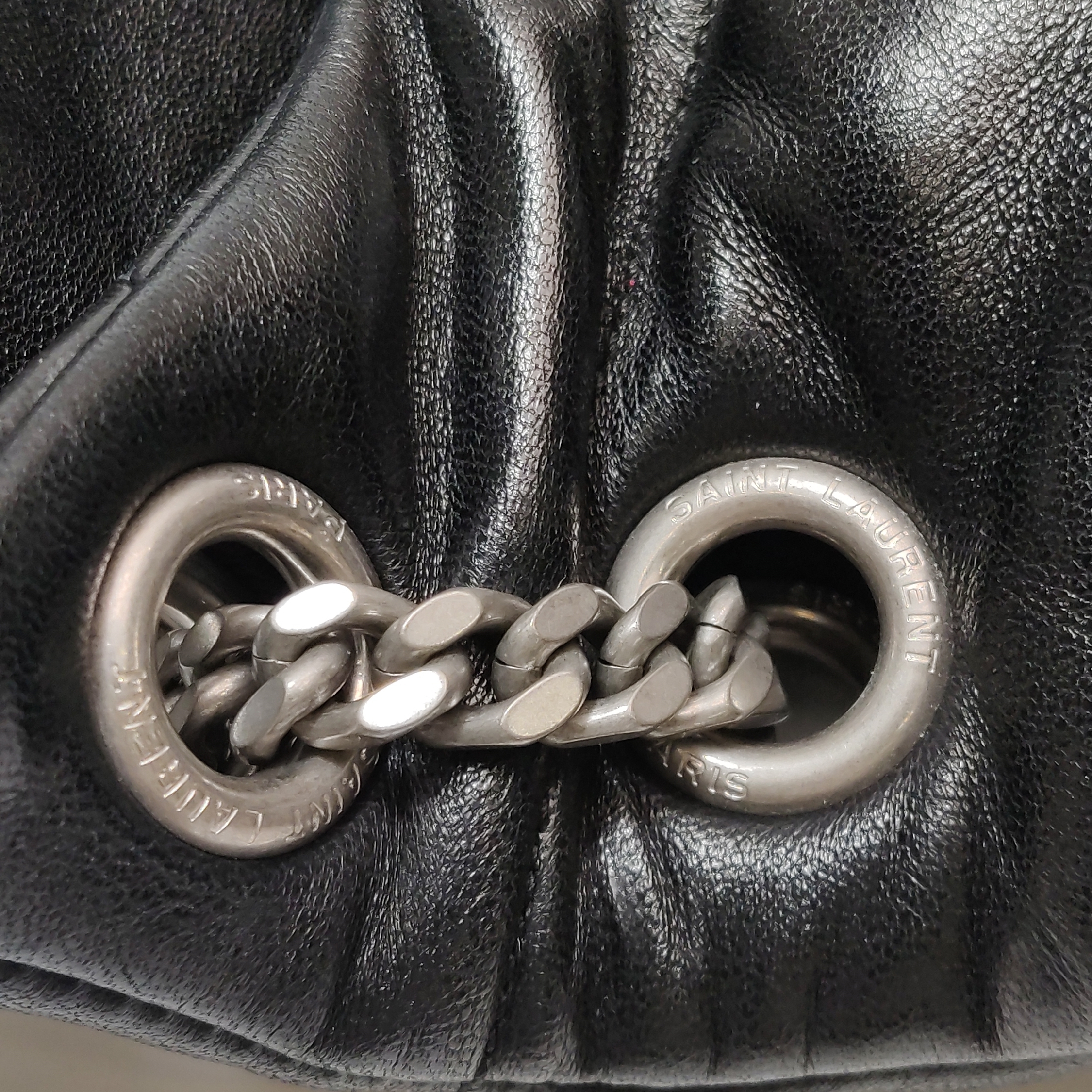 Saint Laurent(YSL) Loulou Puffer Shoulder Bag Quilted Leather Small — photo 12 of 20