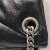 Saint Laurent(YSL) Loulou Puffer Shoulder Bag Quilted Leather Small — thumbnail 13