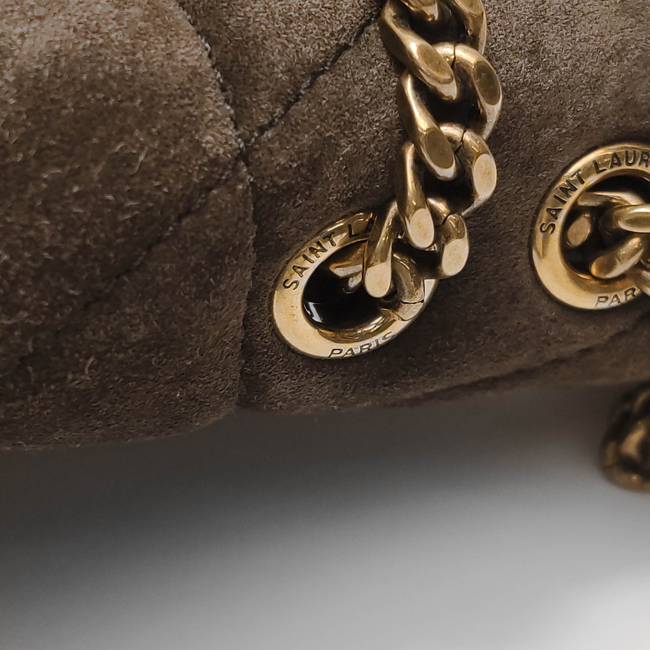 Saint Laurent(YSL) Loulou Puffer Shoulder Bag Quilted Leather Mini — photo 12 of 12