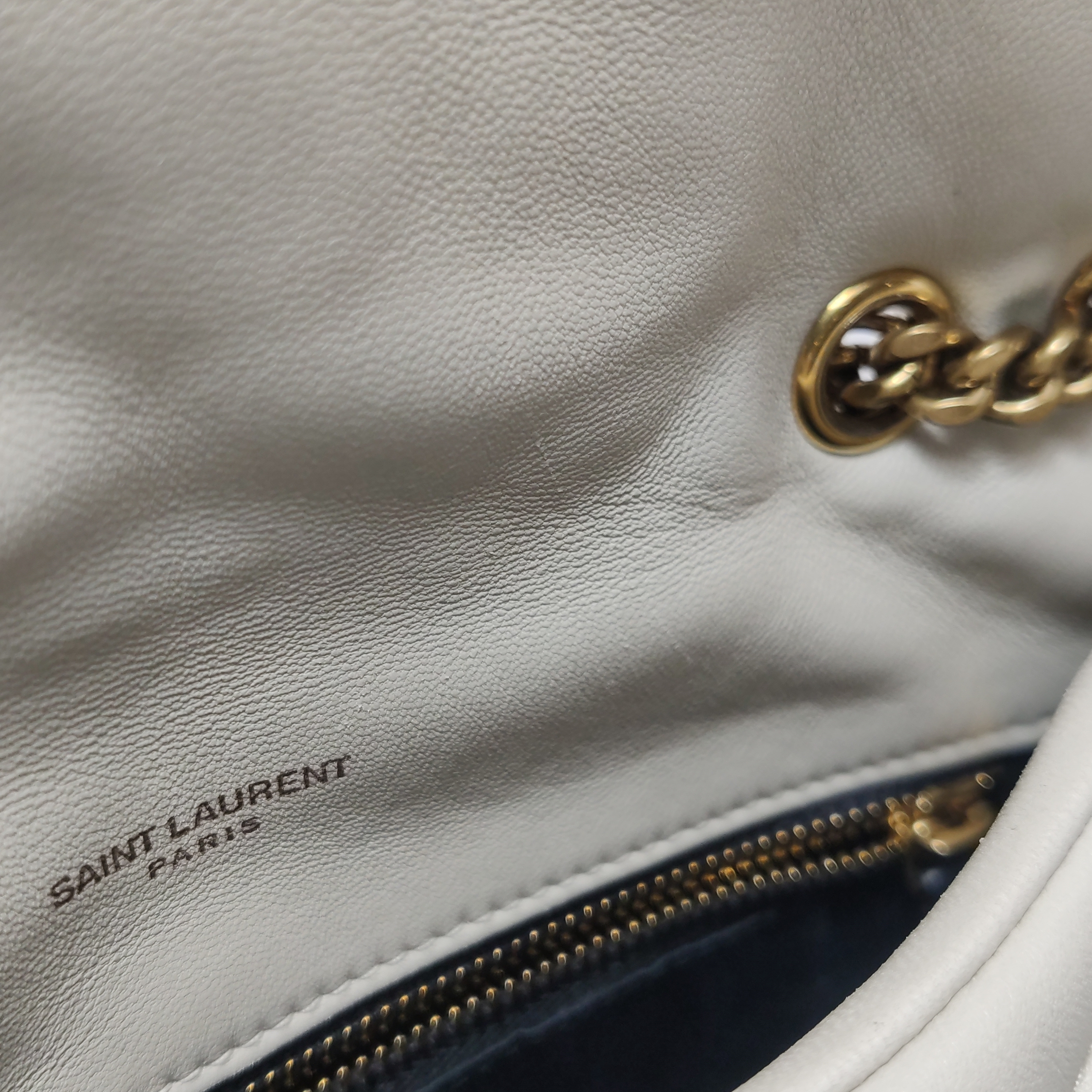 Saint Laurent(YSL) Loulou Puffer Shoulder Bag Quilted Leather Mini — photo 19 of 19