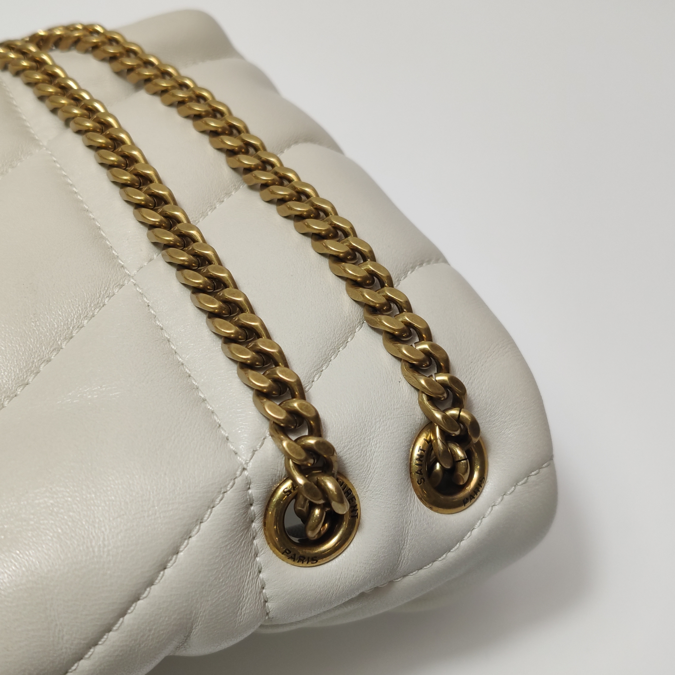 Saint Laurent(YSL) Loulou Puffer Shoulder Bag Quilted Leather Mini — photo 10 of 19